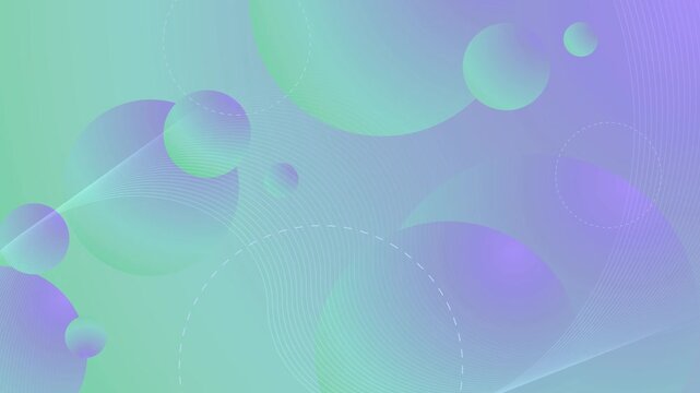 Abstract background with floating translucent circles and soft gradient bubbles animation