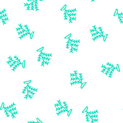 Fototapeta premium aquatic coral vector seamless pattern aquatic coral sign illustration