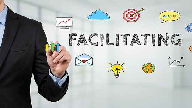 Professional Business Expert Leading Strategy Facilitation Session