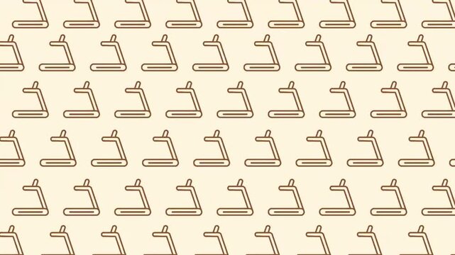 Minimalist Repeating Human Arm Elbow Pattern Seamless Loop Background Animation.