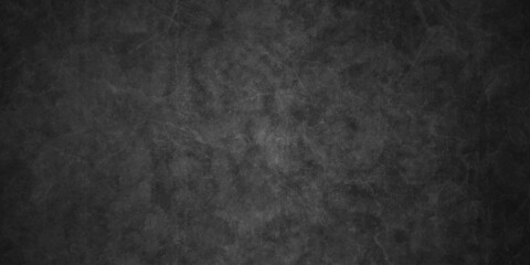 Dark texture chalk board and grunge black board background. Dark charcoal grunge wall texture background. Dark black rough grunge surface with smoke edge.  © MDFAIMIDULISLAM