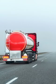 Tanker truck concept of petroleum industry and financial markets