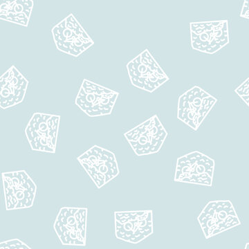 mountain riding line seamless pattern mountain riding thin line illustration