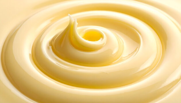 Melting butter texture close up with rich creamy detail culinary ingredient food background scene
