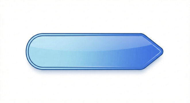 Rounded arrow banner label