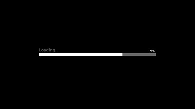 Animation buffering loading bar tracks computer database status values. Update panels include an animation buffering loading bar track asset. Accurate animation buffering loading bar view.