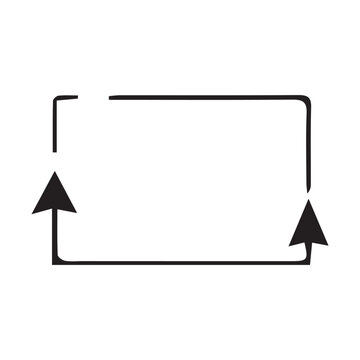 Refresh Arrow Sign Editable Vector Icons for Digital Interface