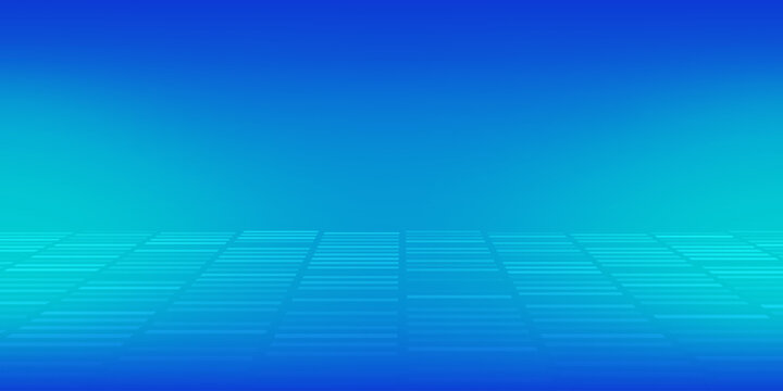 Online webinar vector template. Mock up for busines conference announcement. Abstract blue halftone dotted minimal background