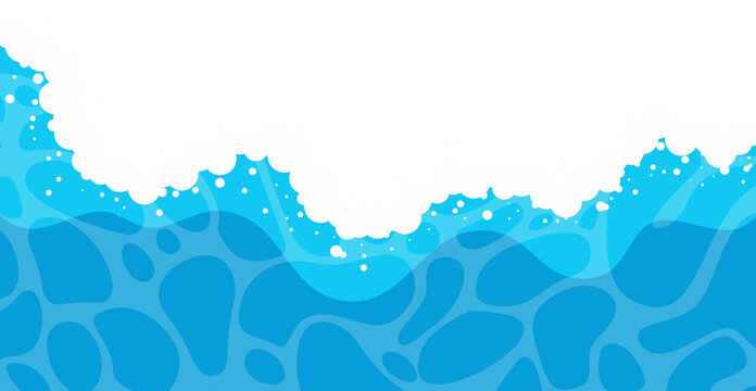 Ocean Wave Border Element