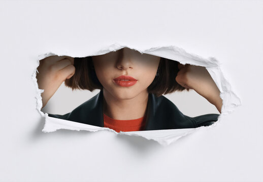 Torn Paper Reveal Mockup