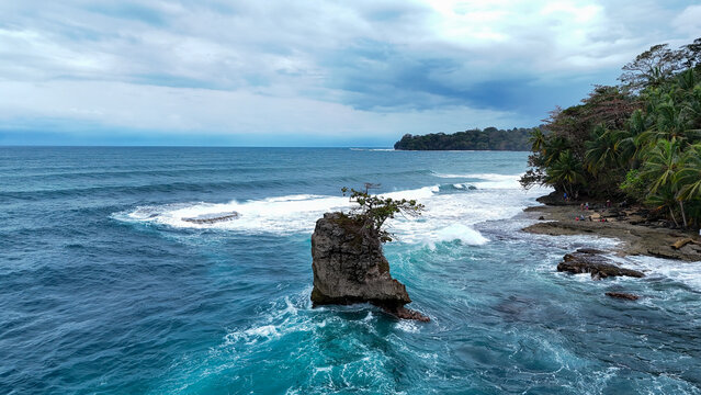 Gandoca manzanillo natural refuge rock island