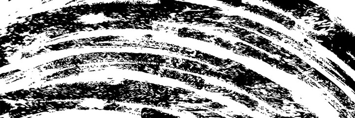 Fototapeta premium Abstract black and white geometric vector background with grunge distress texture and halftone pattern shapes for modern urban streetwear design or poster backdrop.
