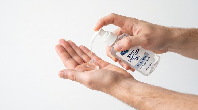 Sanitize hands with alcohol.