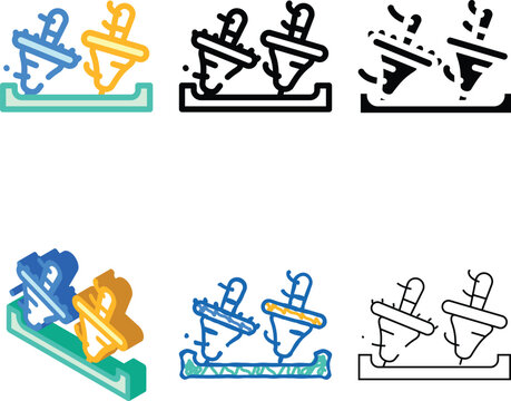 whirligigs battle toy, beyblade color icon vector. whirligigs battle toy, beyblade sign. isolated symbol series illustration