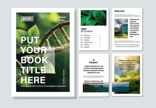 Modern Book Layout Template