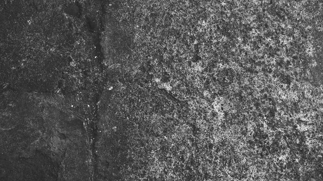 Black and white cracked glass shard texture with reflective fragments, sharp broken pieces, white speckles, and abstract debris.