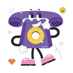 Controller Retro Vector Illustration Eps 10 File © Optima GFX