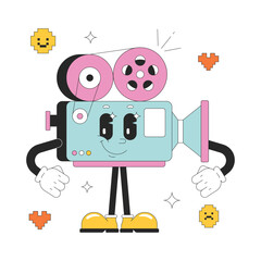 Video Game Retro Vector Illustration Eps 10 File © Optima GFX
