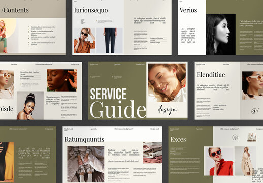 Service Guide Presentation Template