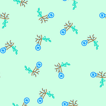 nitrogen fixation environmental vector seamless pattern nitrogen fixation environmental sign illustration