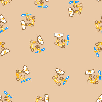 ai image generation future technology vector seamless pattern ai image generation future technology sign illustration