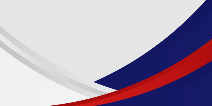 Abstract background with blue and red wavy shapes on white. Vector Eps 10