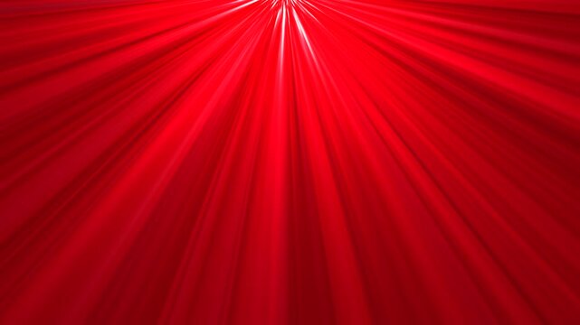 An animated red background with bright rays of light emanating from a central point. This animation is suitable for technology projects, presentations, promotional materials, and creative design