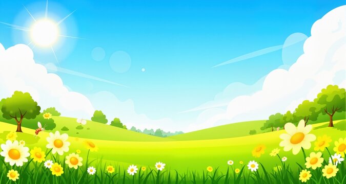 Bright summer vector
