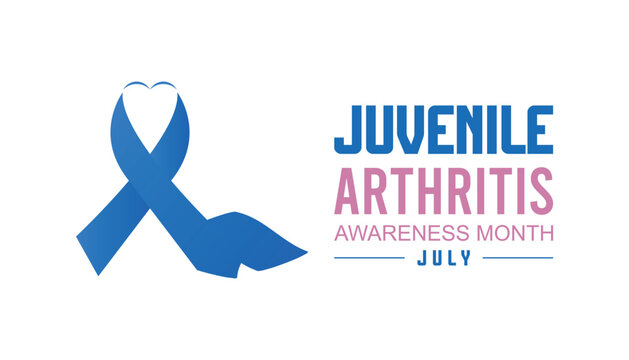 Juvenile Arthritis awareness month is observed every year in July. vector banner, poster, card, background design, it is usually an autoimmune disorder, observed each year during July