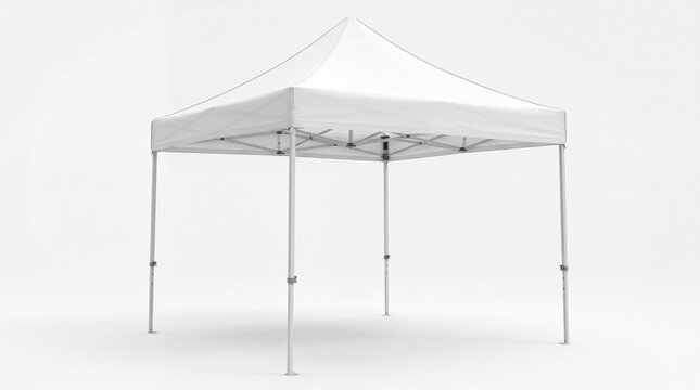 White pop up canopy tent for outdoor events