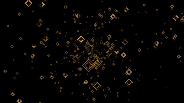 A multitude of outline double rhombuses looming toward the viewer alpha channel
