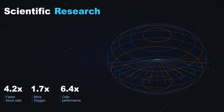 Intricate abstract pattern for scientific research with numerical data, abstract