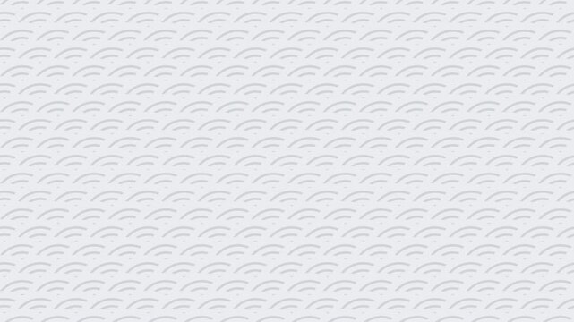 White japanese seigaiha wave pattern scrolling slowly, traditional seamless loop background