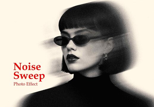 Noise Sweep Photo Effect
