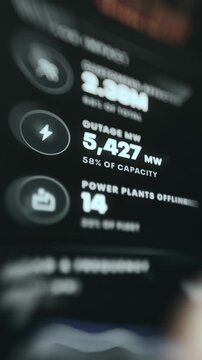 Real-time power grid monitoring dashboard