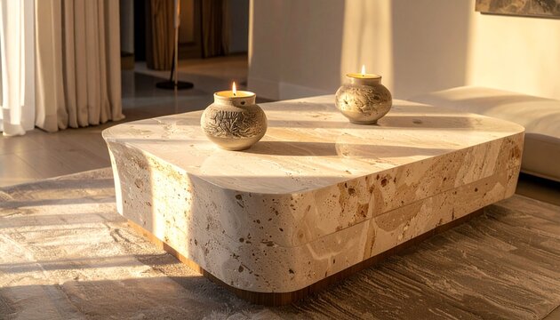 Elegant marble bathtub with gold faucet in luxurious bathroom.