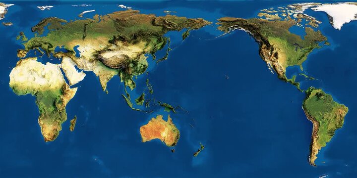Seamless 4K Earth Rotation Loop for Fulldome Projection