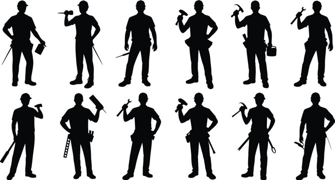 Silhouette of musical band group performing live concert with multiple instrumental musicians playing various instruments on stage illustration vector design