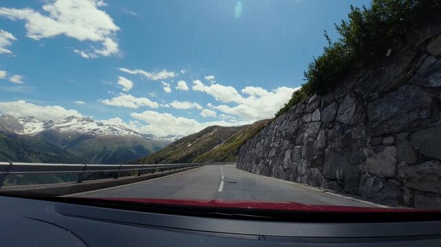 Abfahrt vom Grimselpass