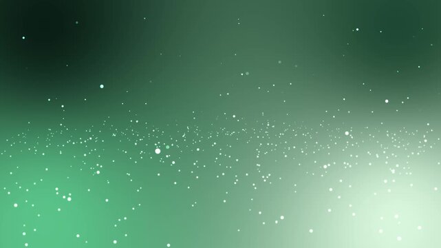 abstract green gradient background with floating bokeh light particles and soft glowing illumination effects for digital wallpaper layouts