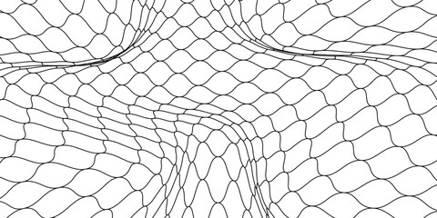 Mesh texture for fishing nets. Seamless pattern for sportswear or soccer goal, volleyball net, basketball hoop, hockey, athletics. Abstract net background for sports © Muaffa