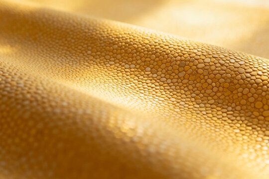 Golden Shagreen Texture with Soft Lighting
