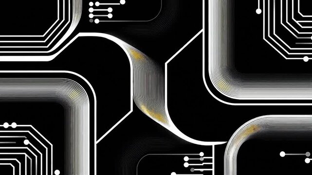 Abstract circuit board pattern