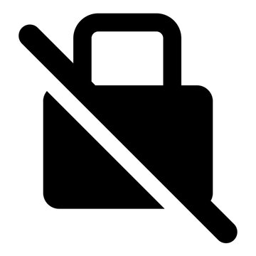 Unlocked padlock icon representing open access and permission granted.