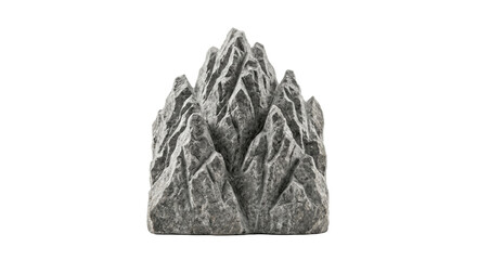 Jagged mountain peak formation with sharp ridges and textured stone surface © Sapphire