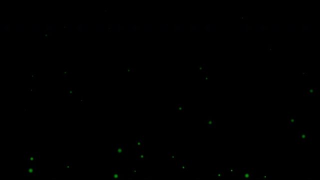 Mystic green fire embers magical hellfire sparks overlay 4k loop.