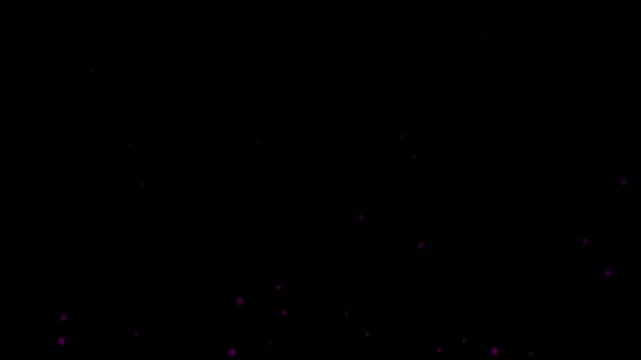 Dark magic purple fire embers aesthetic cursed sparks overlay 4k loop.