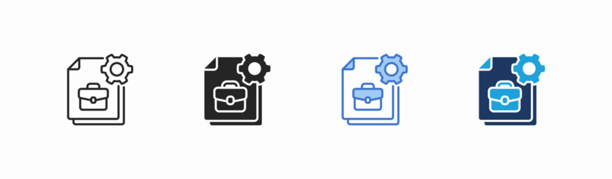 Set of skills icon collection in multiple style. Icon suitable for web and mobile application