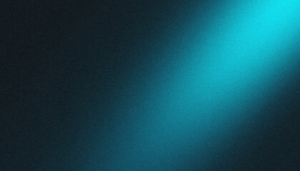 Fototapeta premium Spotlight casts a brilliant cyan gradient across a deep navy textured surface to provide an elegant atmosphere for various high-quality professional designs.