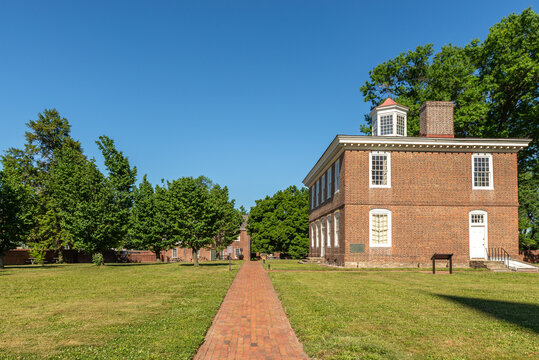 The William Trent House Museum in Trenton, New Jersey, a National Historic Landmark and the oldest surviving building in the state's capital.